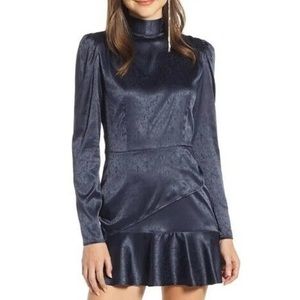 Something Navy - Navy Silk Dress